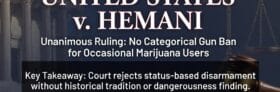The Gun That Wasn’t a Problem: United States v. Hemani and the Second Amendment’s Expanding Reach
