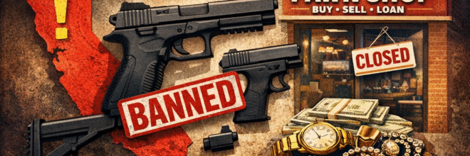 California’s AB 1127 and the Pawn Shop Predicament: Unintended Consequences of the Convertible Pistol Ban