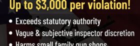 Urgent Alert for California Firearms Dealers & 2A Supporters California DOJ Bureau of Firearms Proposes New Civil Fines Regulations – Your Comments Are Due by 5:00 p.m. on Monday, March 30, 2026